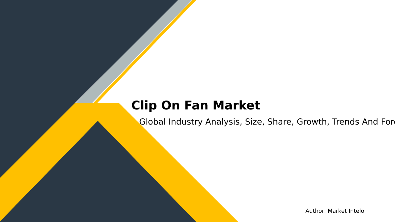 Clip-On Fan Market Research Report 2033