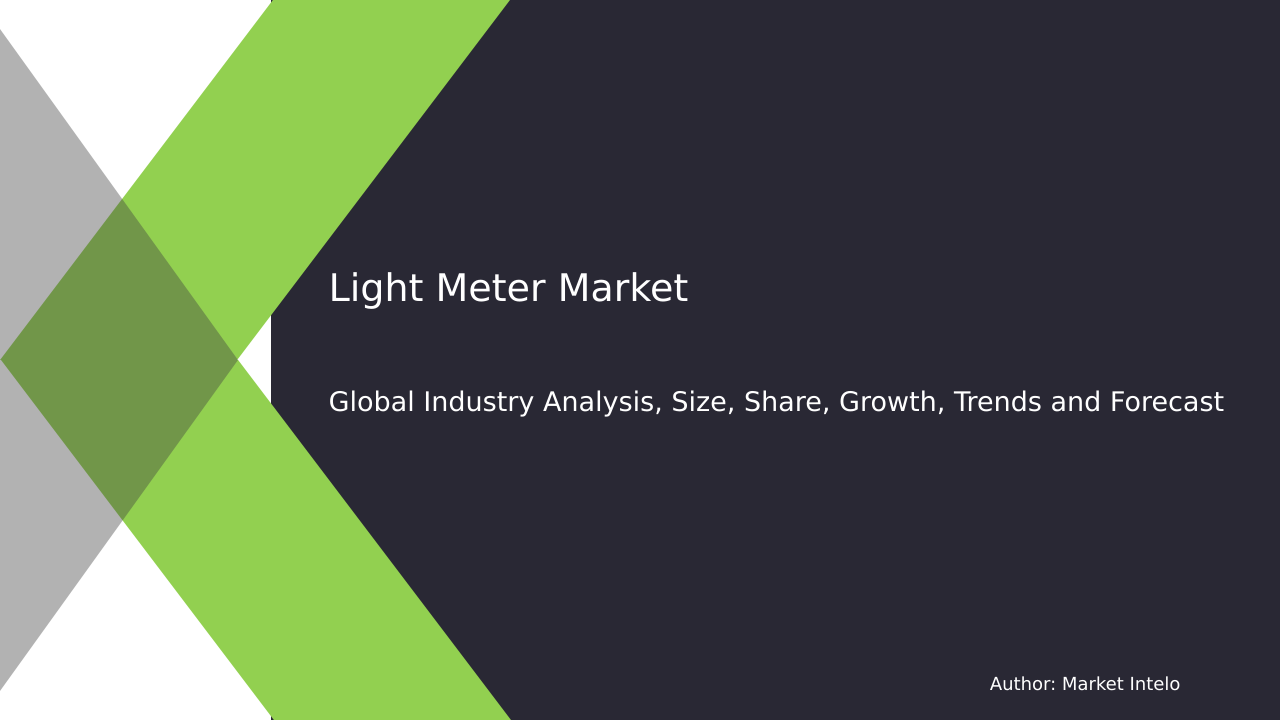 Light Meter Market Research Report 2033